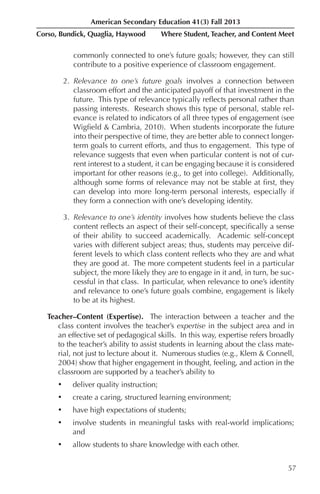 Student and teacher engagement | PDF