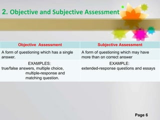 Student assessment ed tech2 | PPT