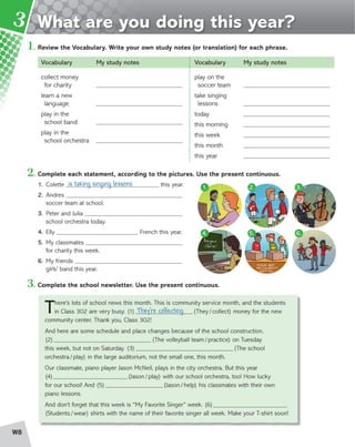 Student book workbook