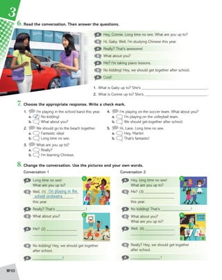 Student book workbook