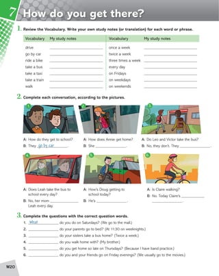 Student book workbook