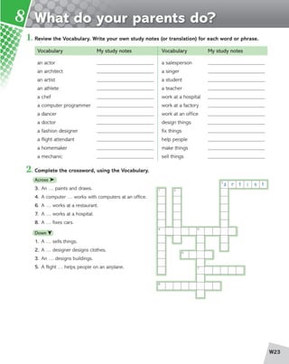 Student book workbook