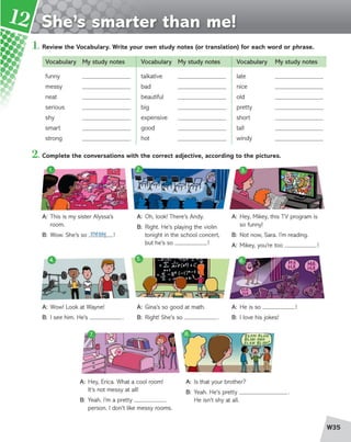 Student book workbook