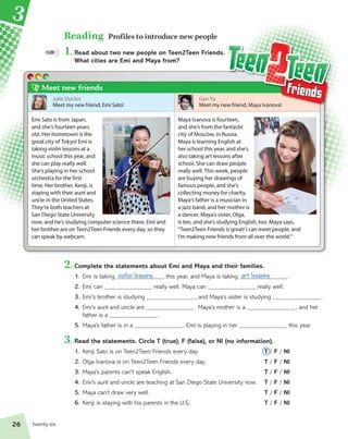 Student book workbook