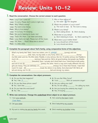 Student book workbook