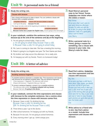 Student book workbook