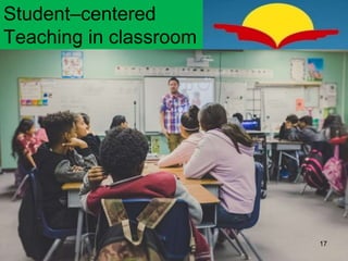 Student–centered
Teaching in classroom
17
 