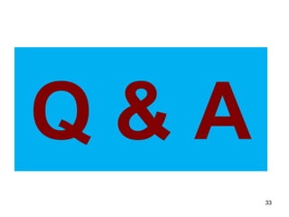 Q & A
33
 