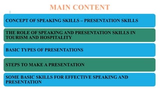 Chapter 7 Presentation skills (Slides cô Phương) | PDF