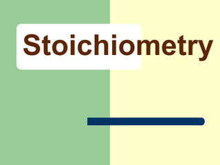 Student copy of Stoichiometry sample calculations.pptx