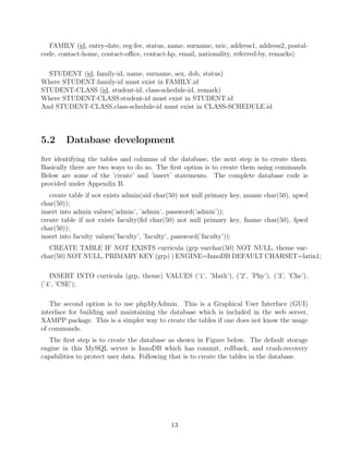Student Database Management System | PDF