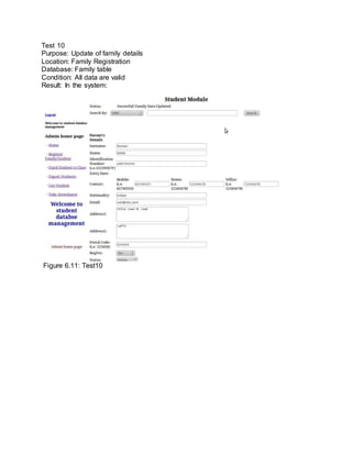 Student database management system PROJECT | DOCX