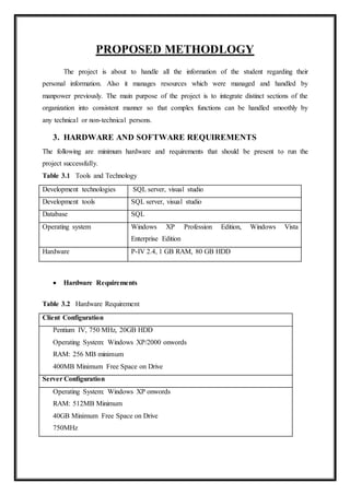 Report on mini project(Student database handling using RMI) | DOCX