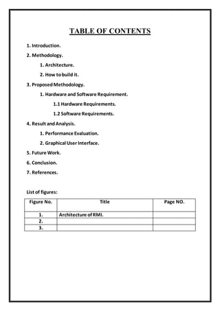 Report on mini project(Student database handling using RMI) | DOCX