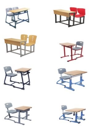 Student desks and chairs designs