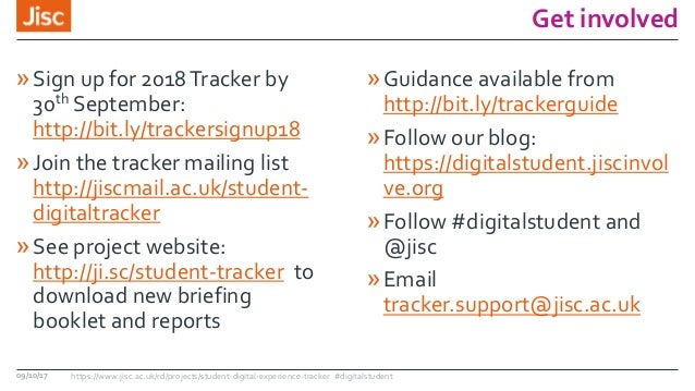 student digital experience tracker 2018 webinar 9 october17