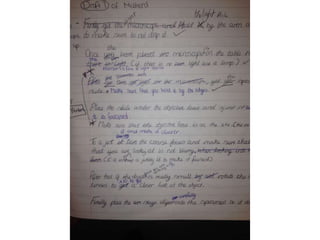 Student drafting in the cells project