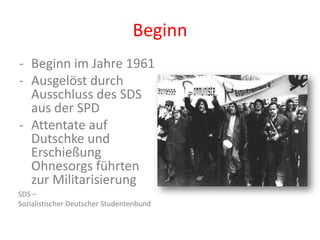 BeginnBeginn im Jahre 1961
