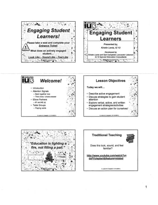 Engaging Student Learners