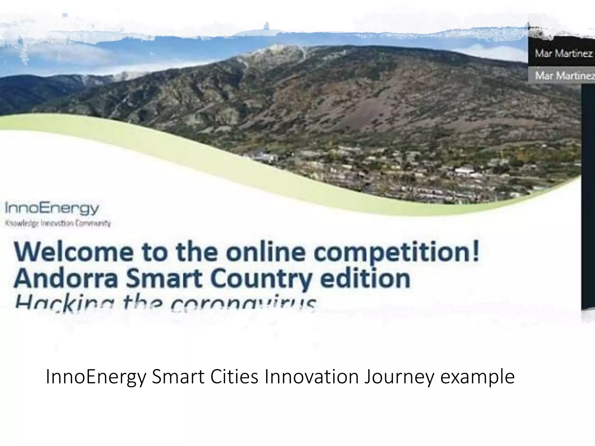 InnoEnergy Smart Cities Innovation Journey example
 