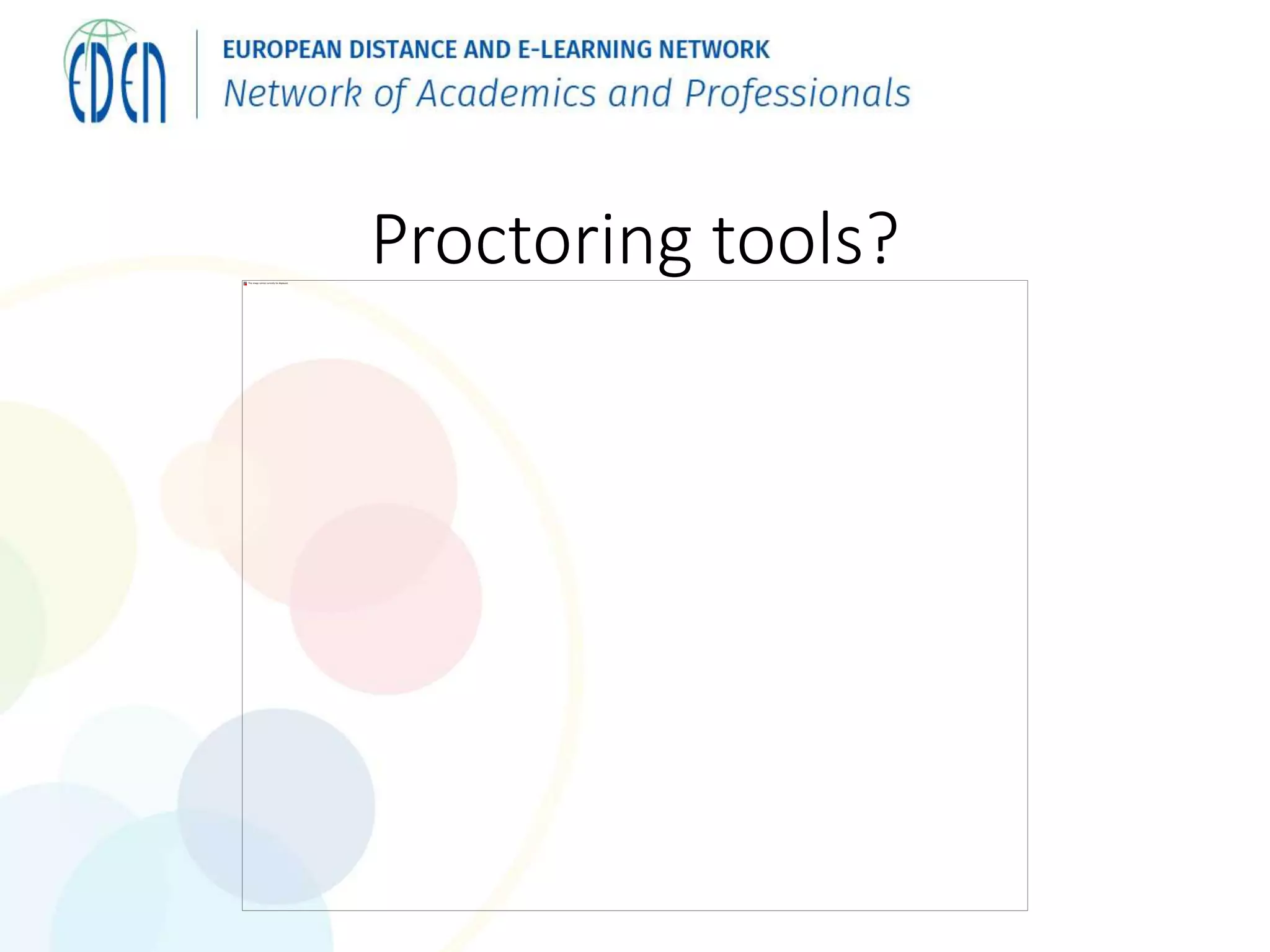 Proctoring tools?
 