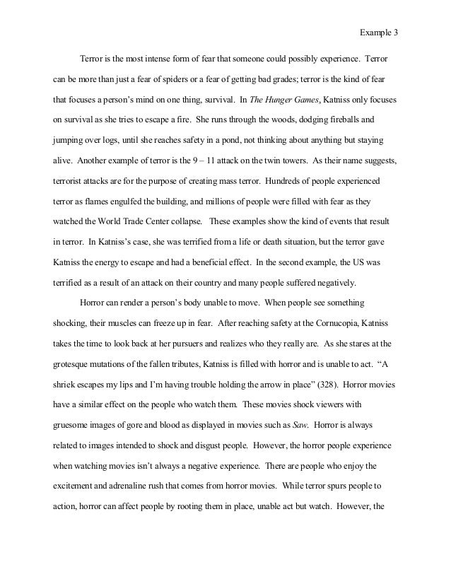 Good and bad essay examples picture