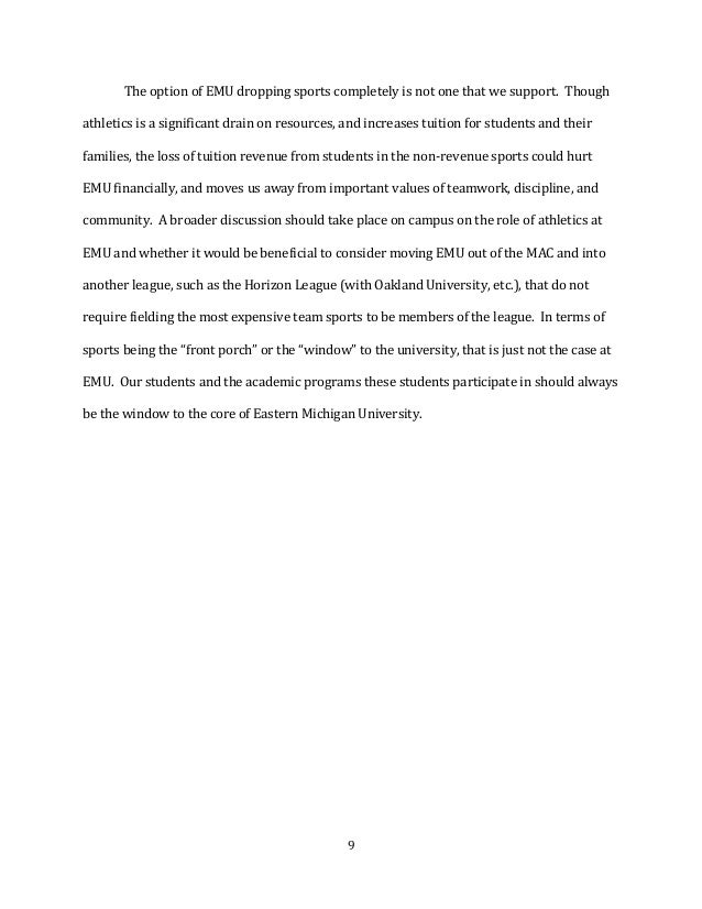high school athletic budget
