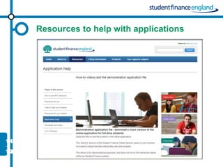 Resources to help with applications
 