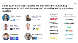 StudentFinance Series A pitch deck