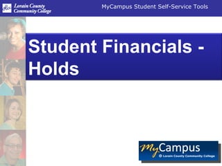 Student Financials -  Holds 