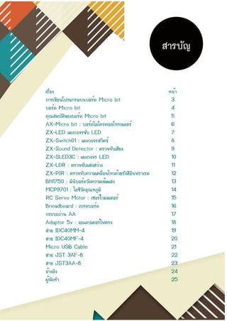 Student Guide Book for Micro bit Education kit.