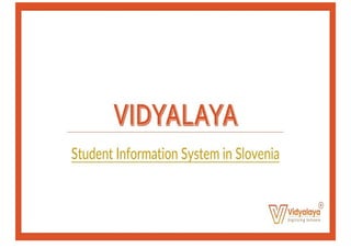 Student Information System In Slovenia