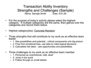 Student Learning Initiatives (R) | PPT