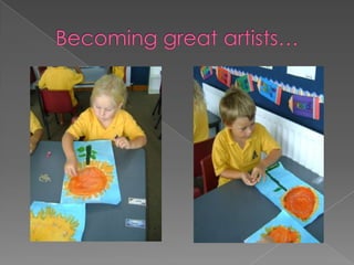 Becoming great artists…