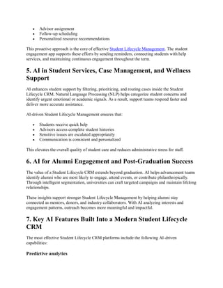 AI-Powered Student Lifecycle CRM | Higher Education CRM Software | e2s ...