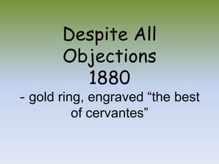 Philosophy and Letters(1877 - 1878)