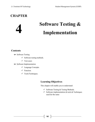 Student management system university erp | PDF