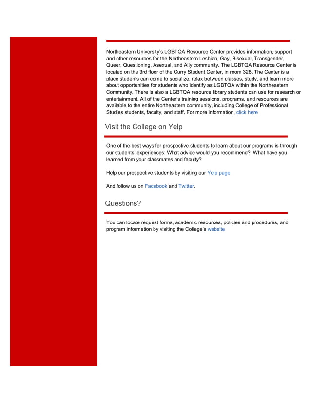 NEU CPS Student Newsletter: August 2014 PDF