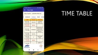 TIME TABLE