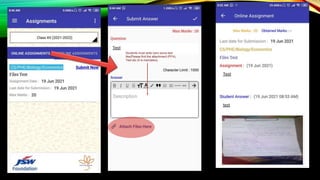 Students must write here some text
like(Please find the attachment (PFA),
Test etc (it is mandatory