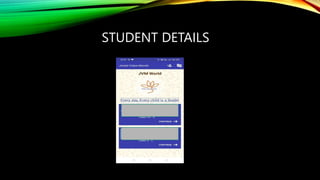 STUDENT DETAILS