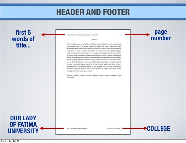 IMRAD FORMAT FOR OLFU STUDENTS orient copy