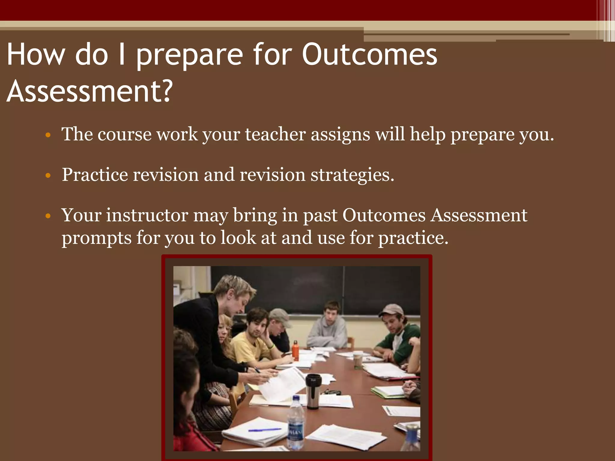 CWI Student outcomes power point