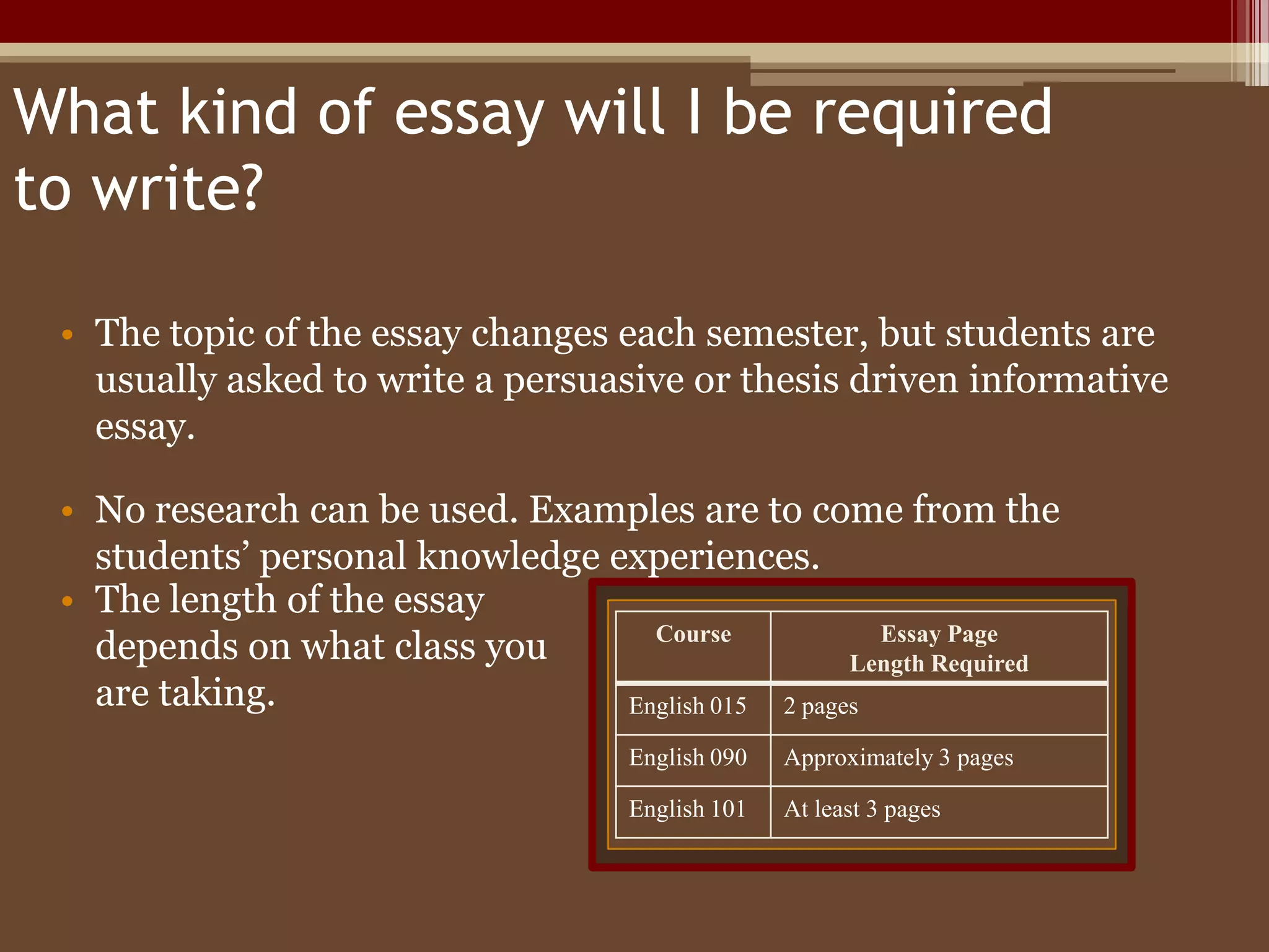 Who reads the OA essays?Instructors who teach the same class you are in at both CWI and CSI evaluate the OA essay during outcomes assessment. Instructors do blind reading, so they do not know whose writing they are reading. This helps the process be as fair as possible. 