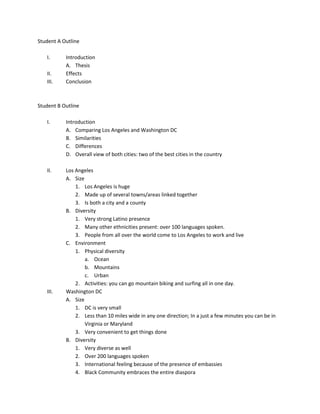 Student A Outline<br />,[object Object]