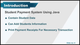 Student payment system | PPT
