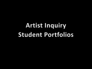 Student portfolios 1