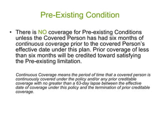 Student Health Insurance Plan | PPT