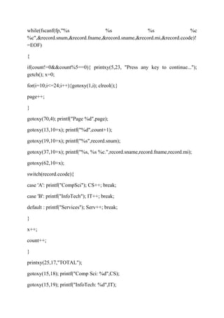 Student record | DOC