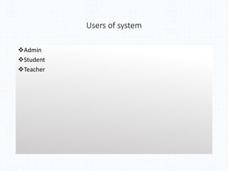 Student result processing system project | PPTX